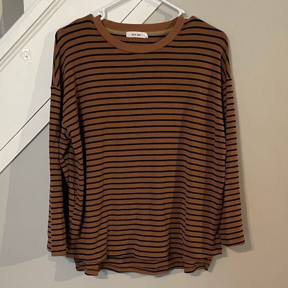 Mod Ref | Tops | Mod Ref Long Sleeve Striped Top | Poshmark